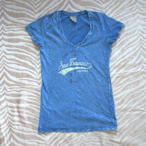 Bundle ✨2/$15 San Francisco Stressed Souvenir Shirt | V-Neck Short Sleeve Shirt